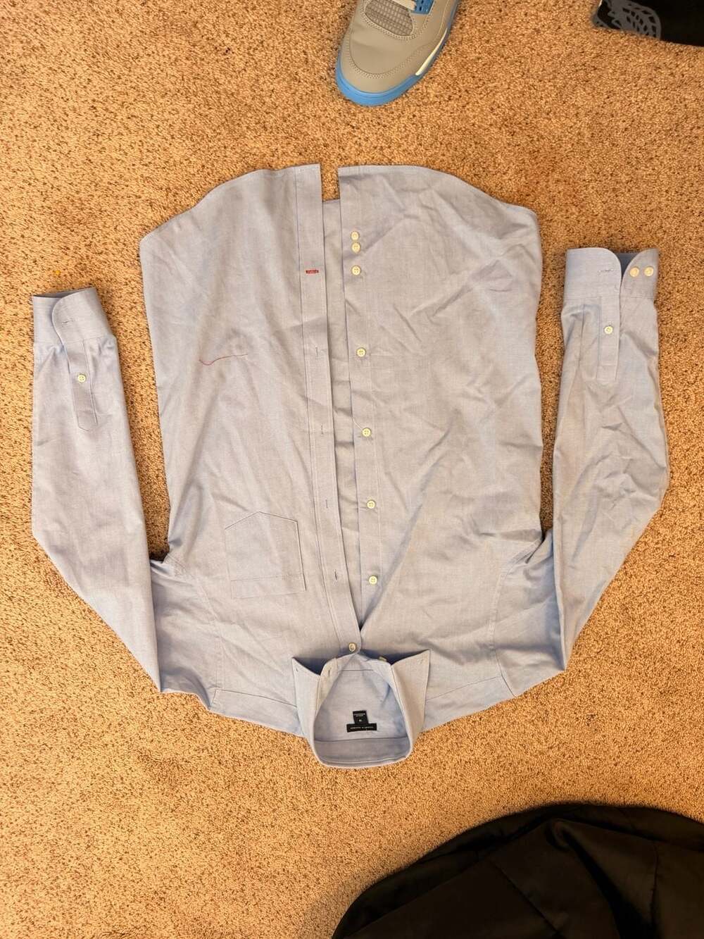 Tommy Hilfiger Men's Light Blue Long Sleeve Button Down Shirt Size M